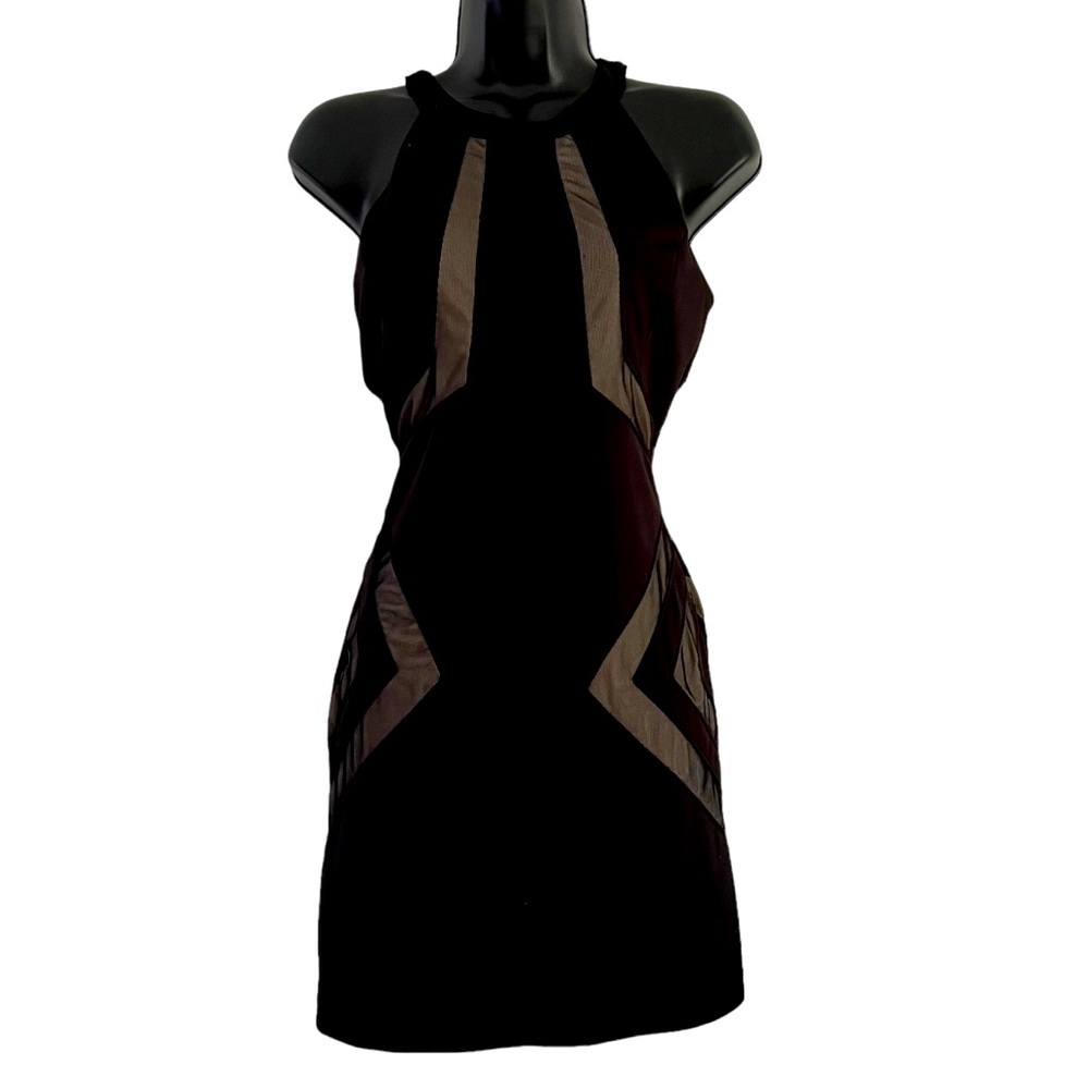 Emerald Sundae- size medium mini dress with see through mesh
